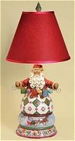 Santa Lamp